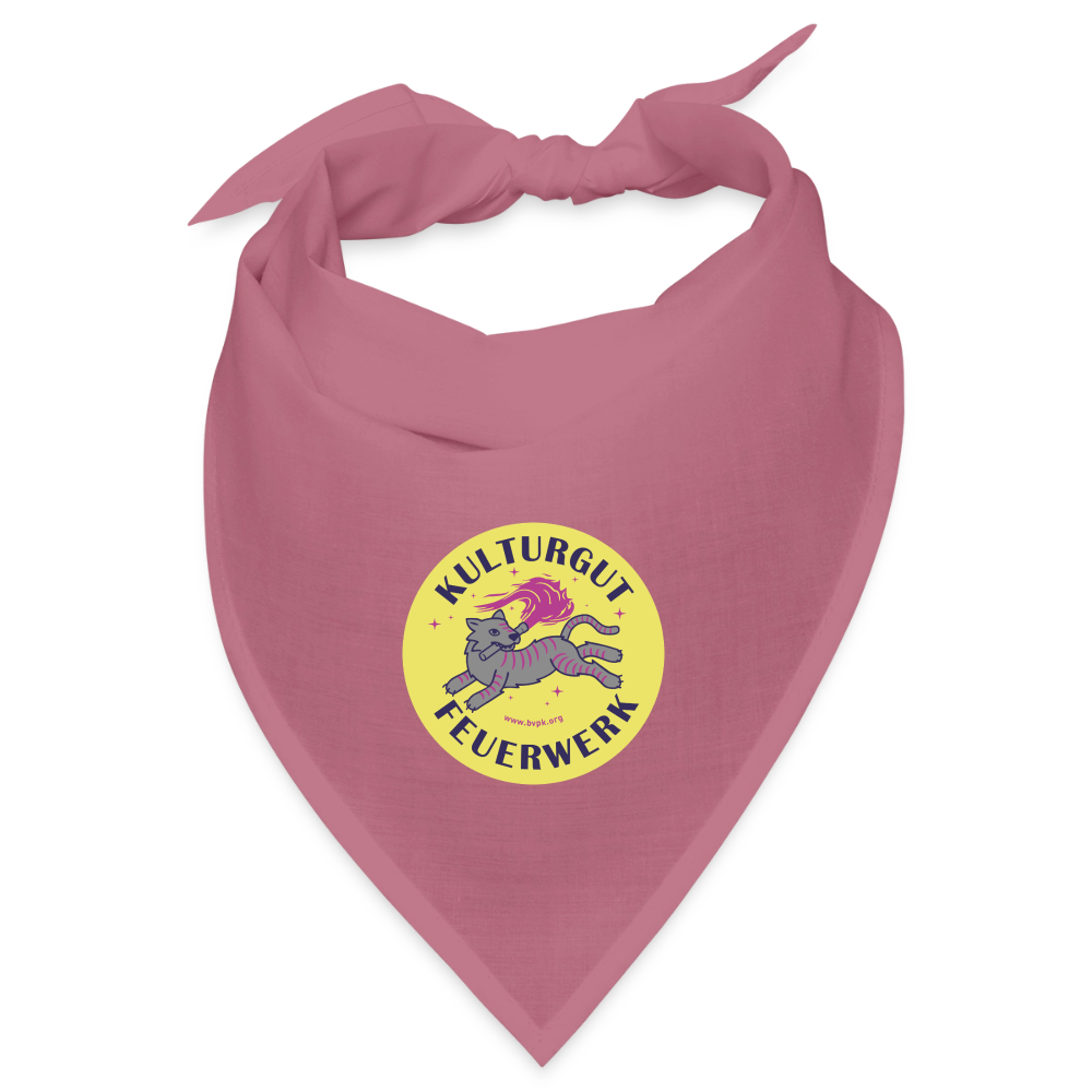 Bandana Kulturgut Feuerwerk - Mauve