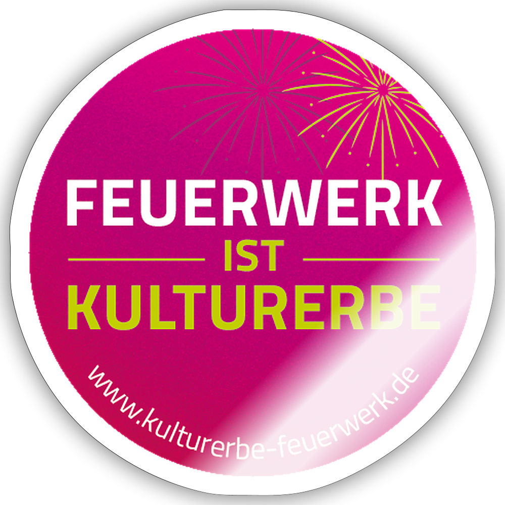 Sticker Größe S (10 x 10 cm) Kulturerbe - Weiß glänzend