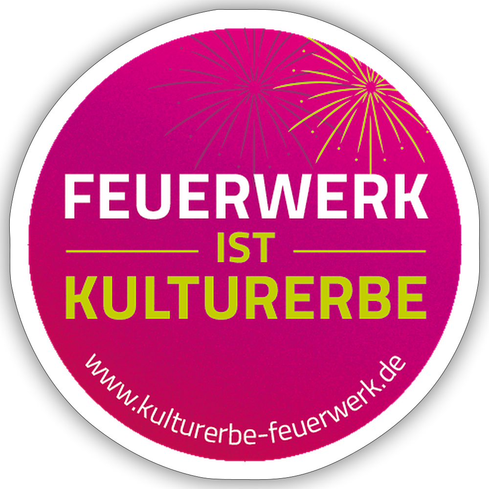 Sticker Größe S (10 x 10 cm) Kulturerbe - Mattweiß