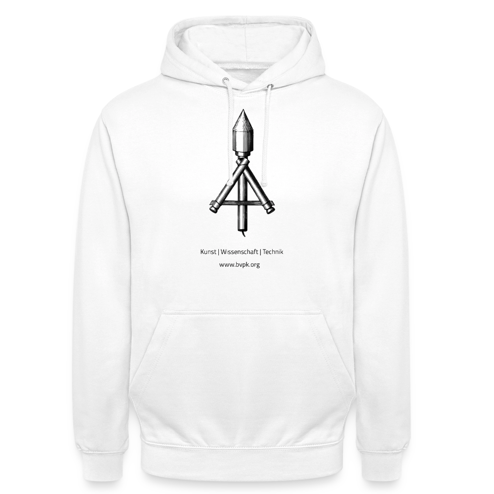 Unisex Hoodie Kunst Wissenschaft Technik - Weiß
