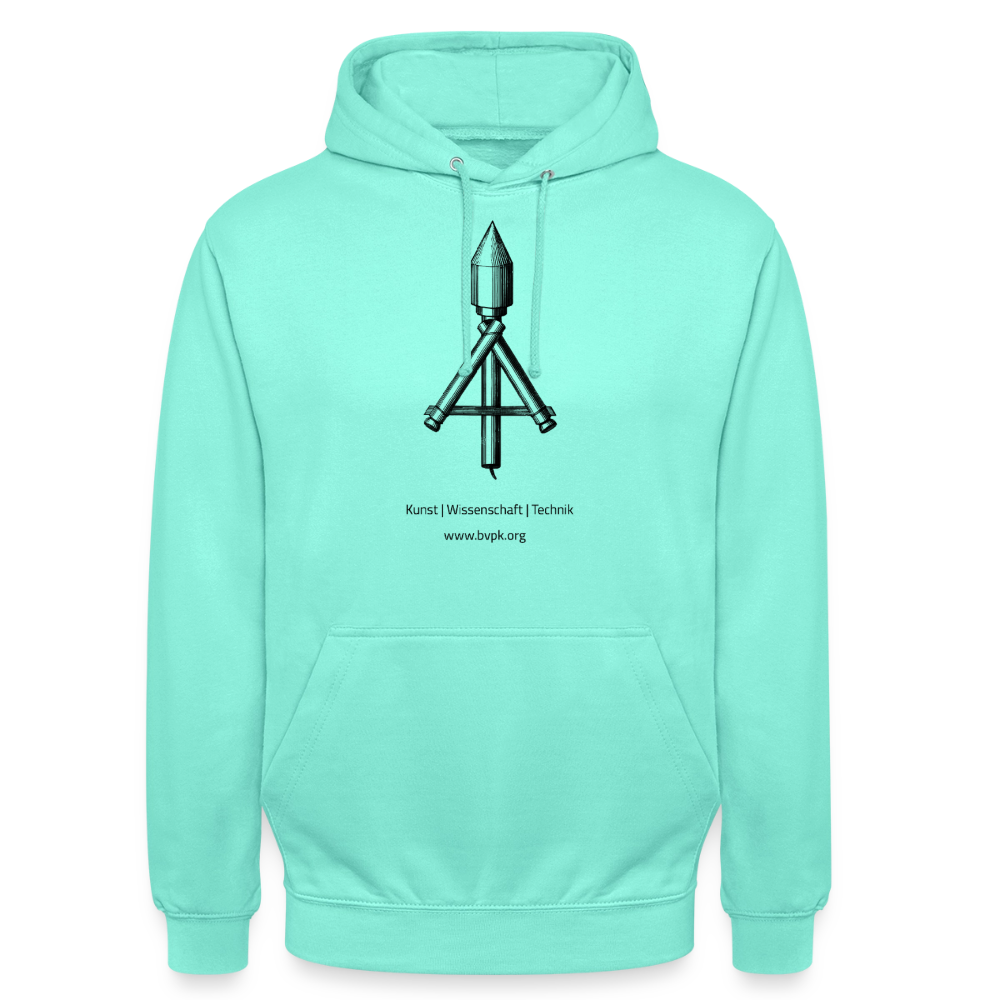 Unisex Hoodie Kunst Wissenschaft Technik - Mint