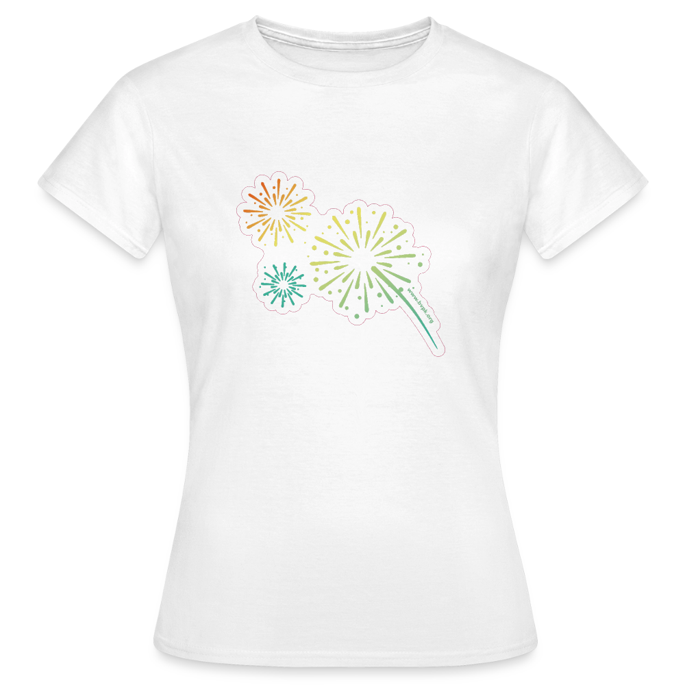 Funken Frauen T-Shirt - Weiß