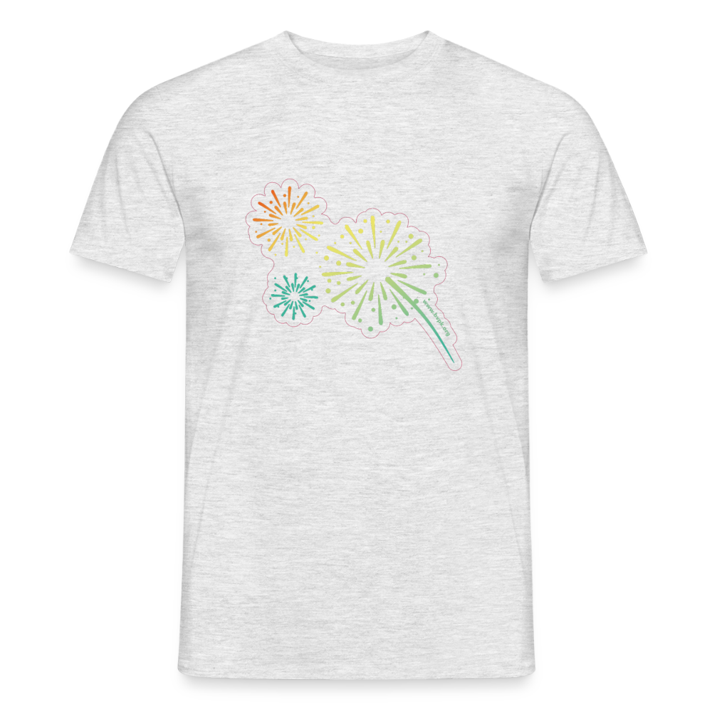 Funken Männer T-Shirt - Grau meliert