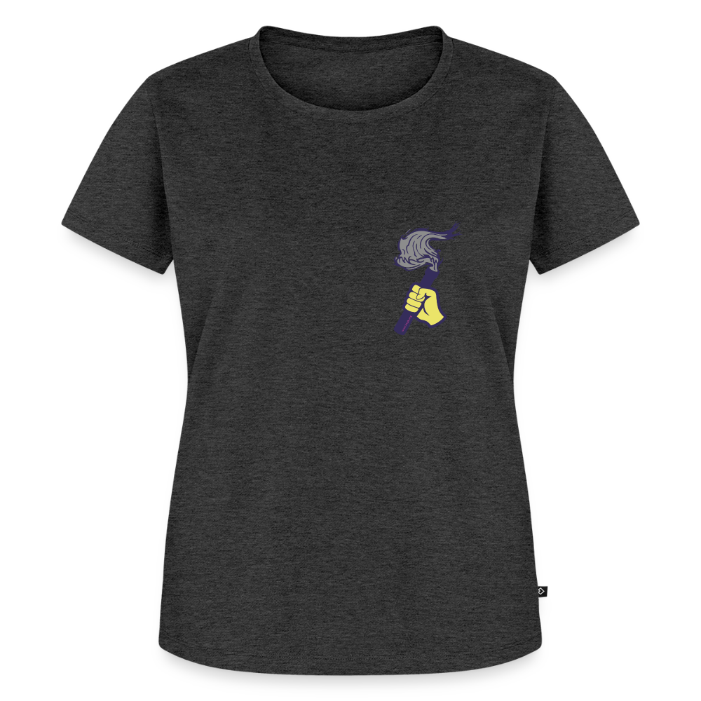 Frauen Premium T-Shirt - Anthrazit meliert