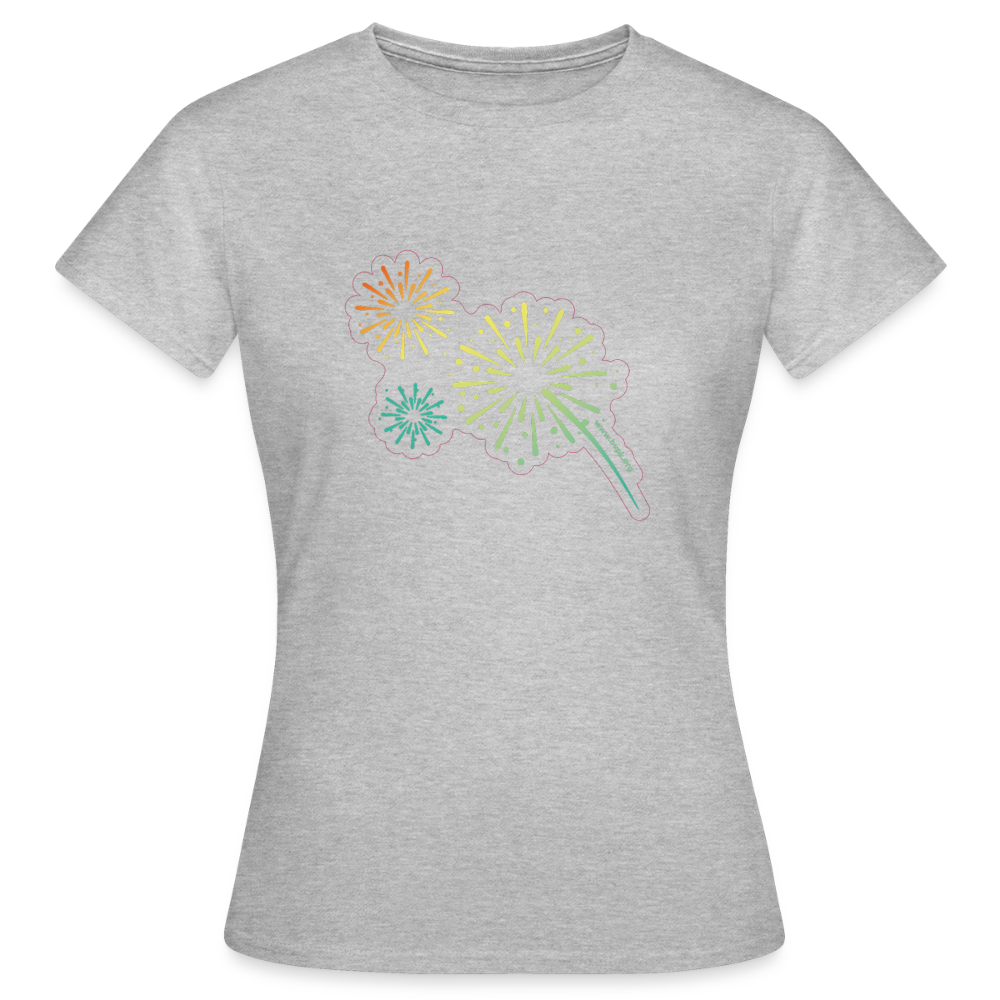 Funken Frauen T-Shirt - Grau meliert