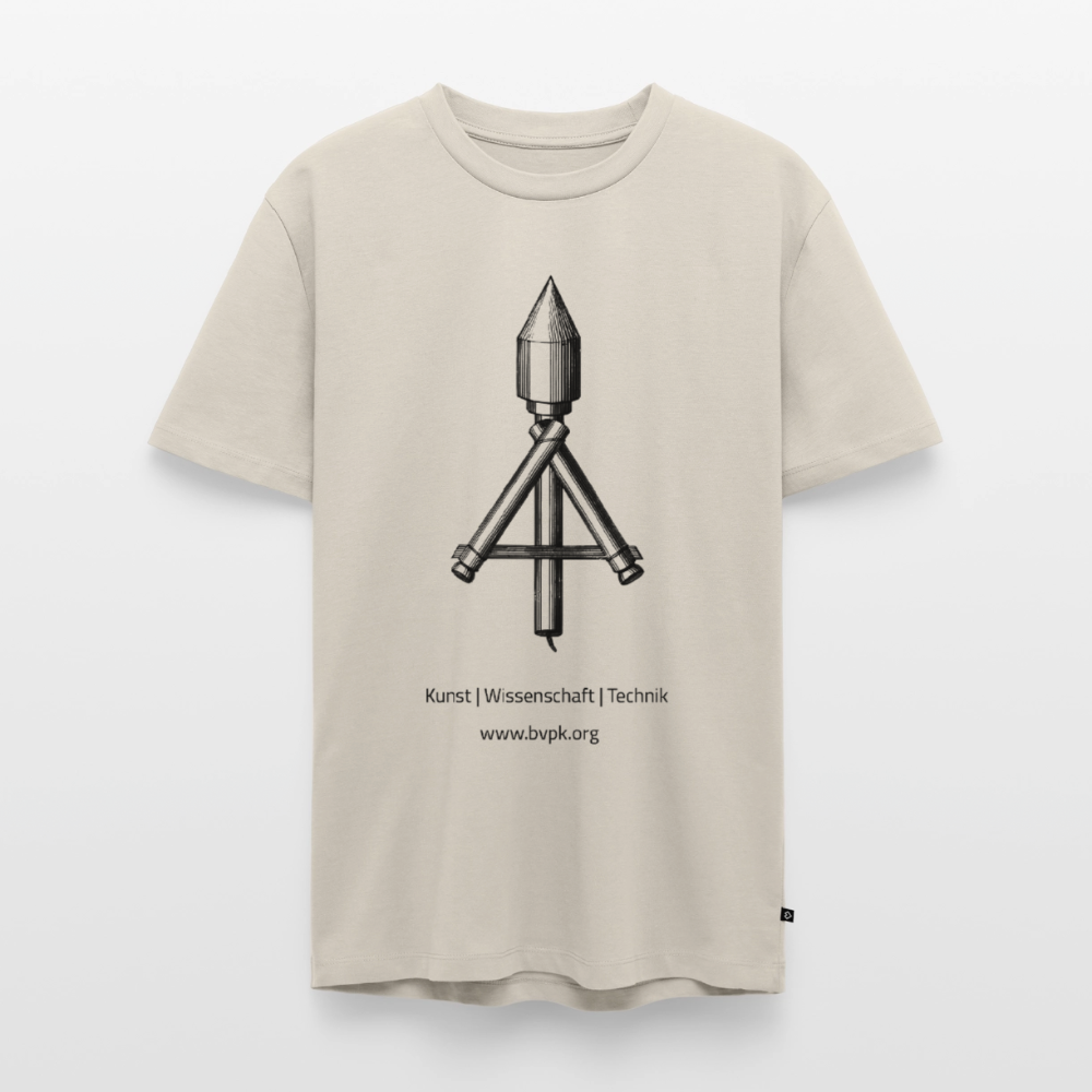 Männer Premium T-Shirt Kunst Wissenschaft Technik - Beige