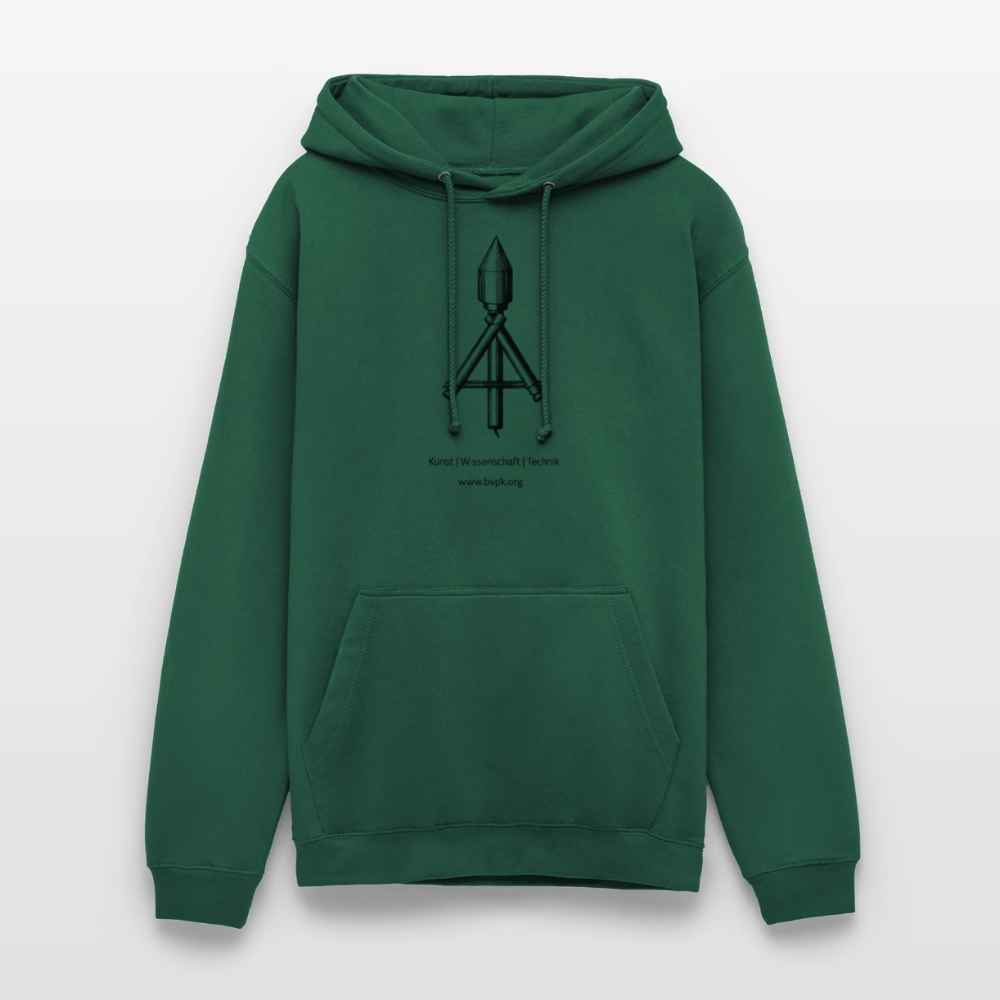 Unisex Hoodie Kunst Wissenschaft Technik - Flaschengrün