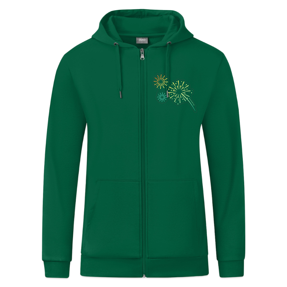 Feuerwerksblume JAKO Kapuzenjacke Organic - Kelly Green