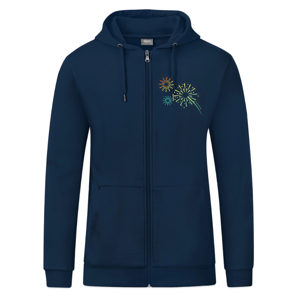 Feuerwerksblume JAKO Kapuzenjacke Organic - Marine