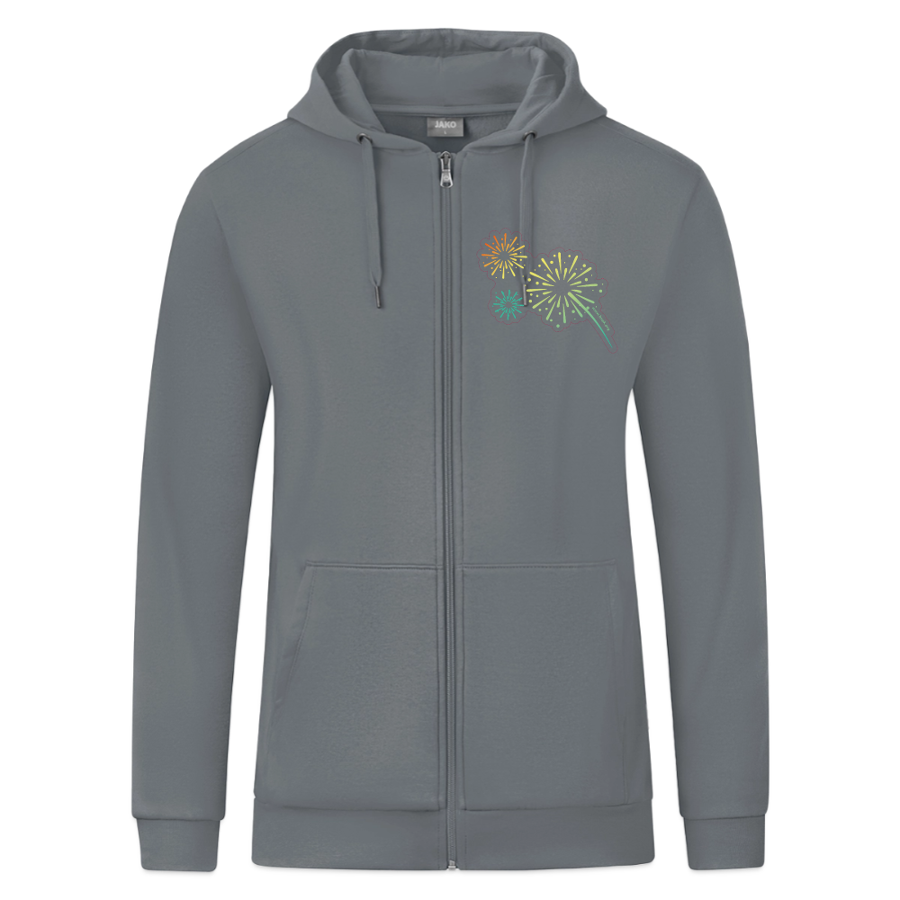 Feuerwerksblume JAKO Kapuzenjacke Organic - Grau