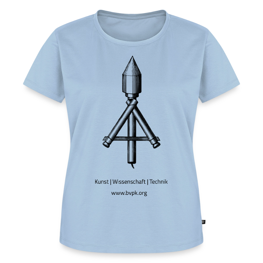 Frauen Premium T-Shirt Kunst Wissenschaft Technik - Hellblau