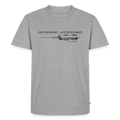 Männer Premium T-Shirt Love Fireworks - Grau meliert