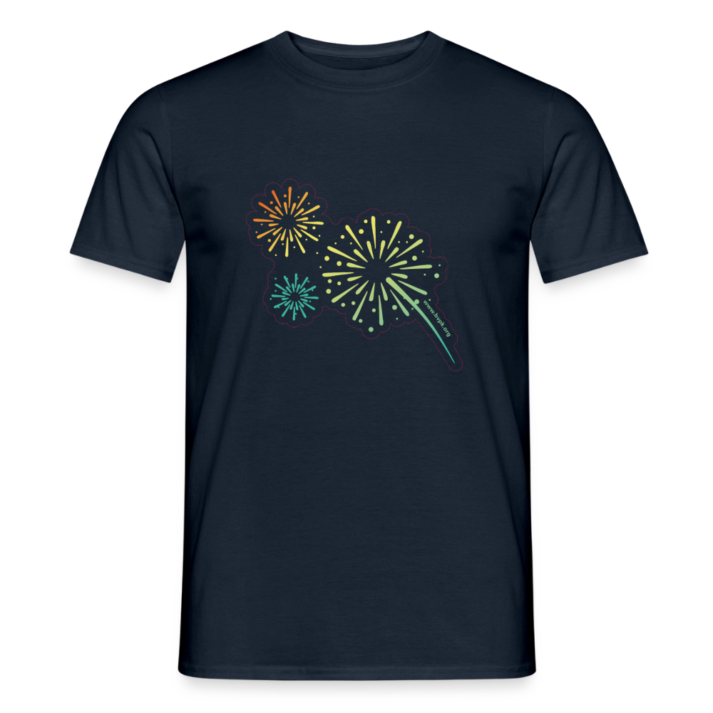 Funken Männer T-Shirt - Navy