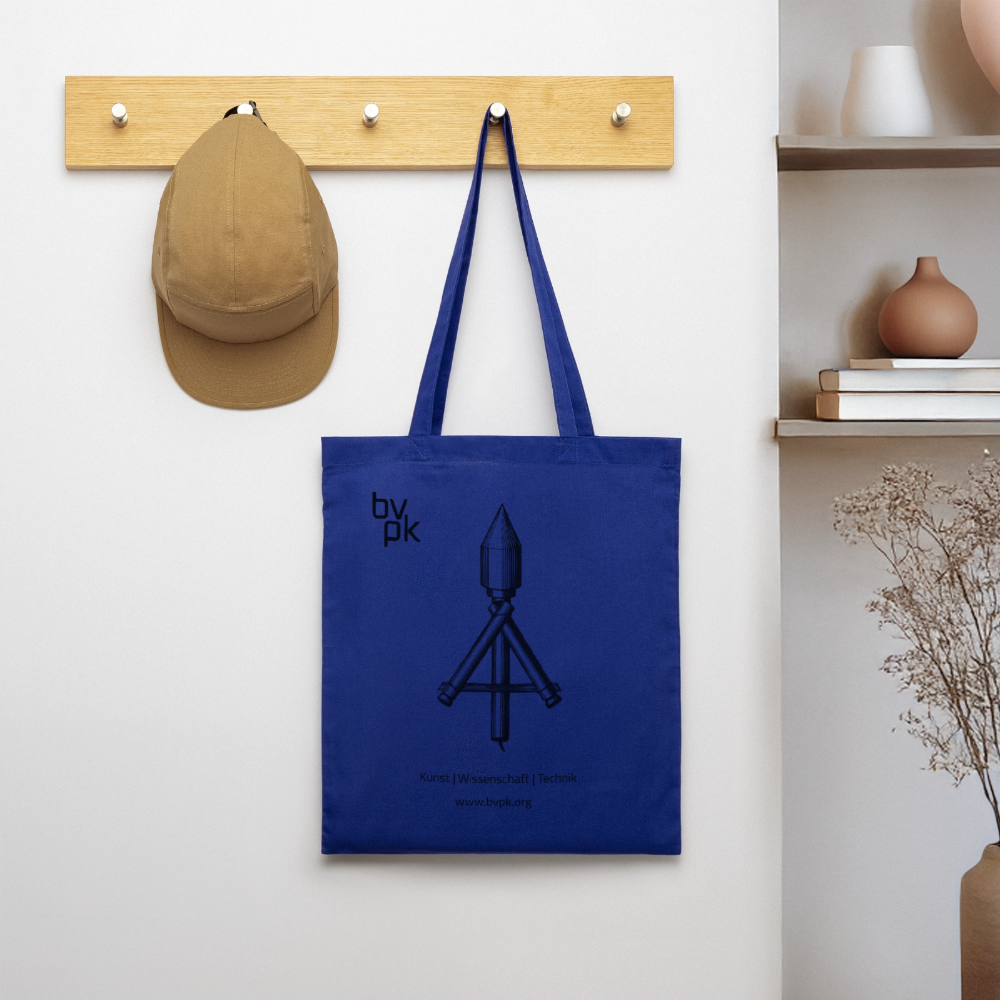 Stoffbeutel Logo Kunst Wissenschaft Technik - Royalblau