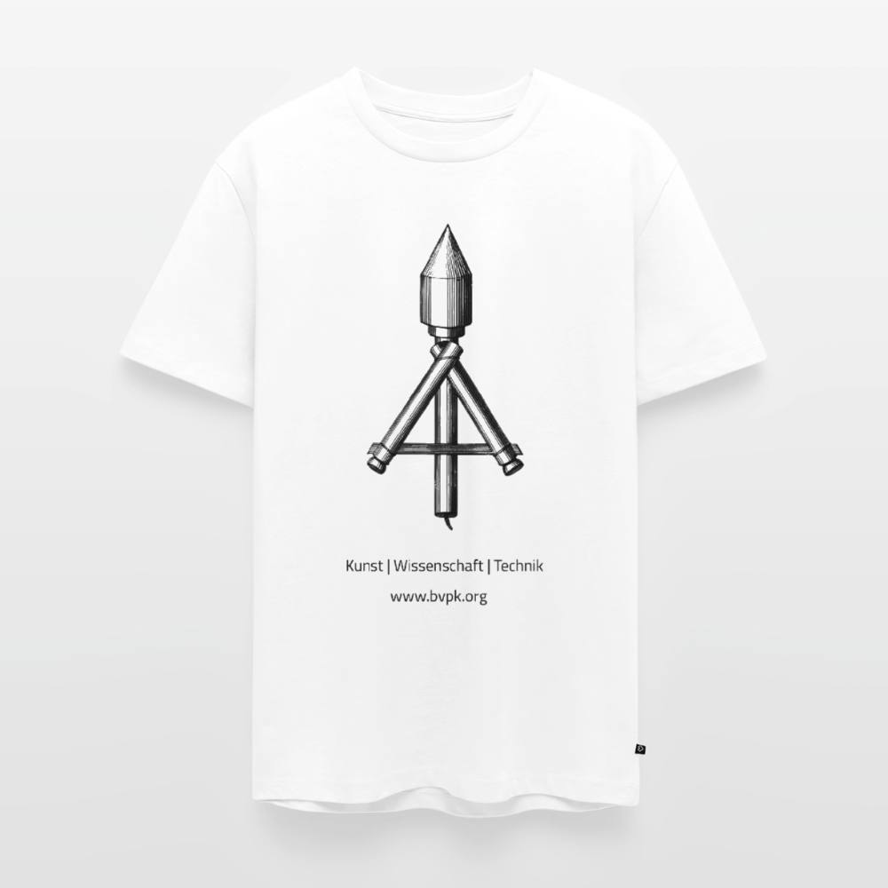 Männer Premium T-Shirt Kunst Wissenschaft Technik - Weiß