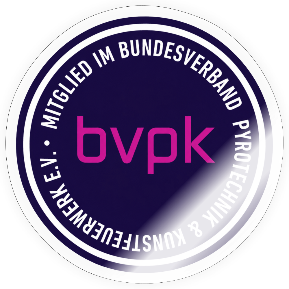 Sticker Größe S (10 x 10 cm) bvpk Mitglied - Transparent glänzend