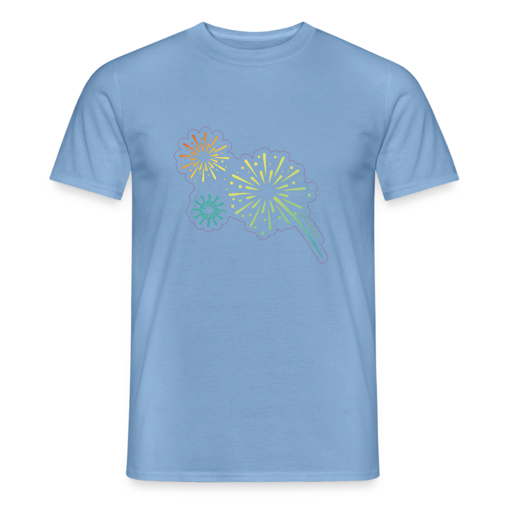 Funken Männer T-Shirt - Carolina Blue