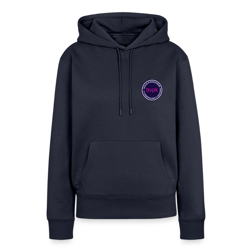 Frauen Premium Hoodie bvpk Mitglied - Navy