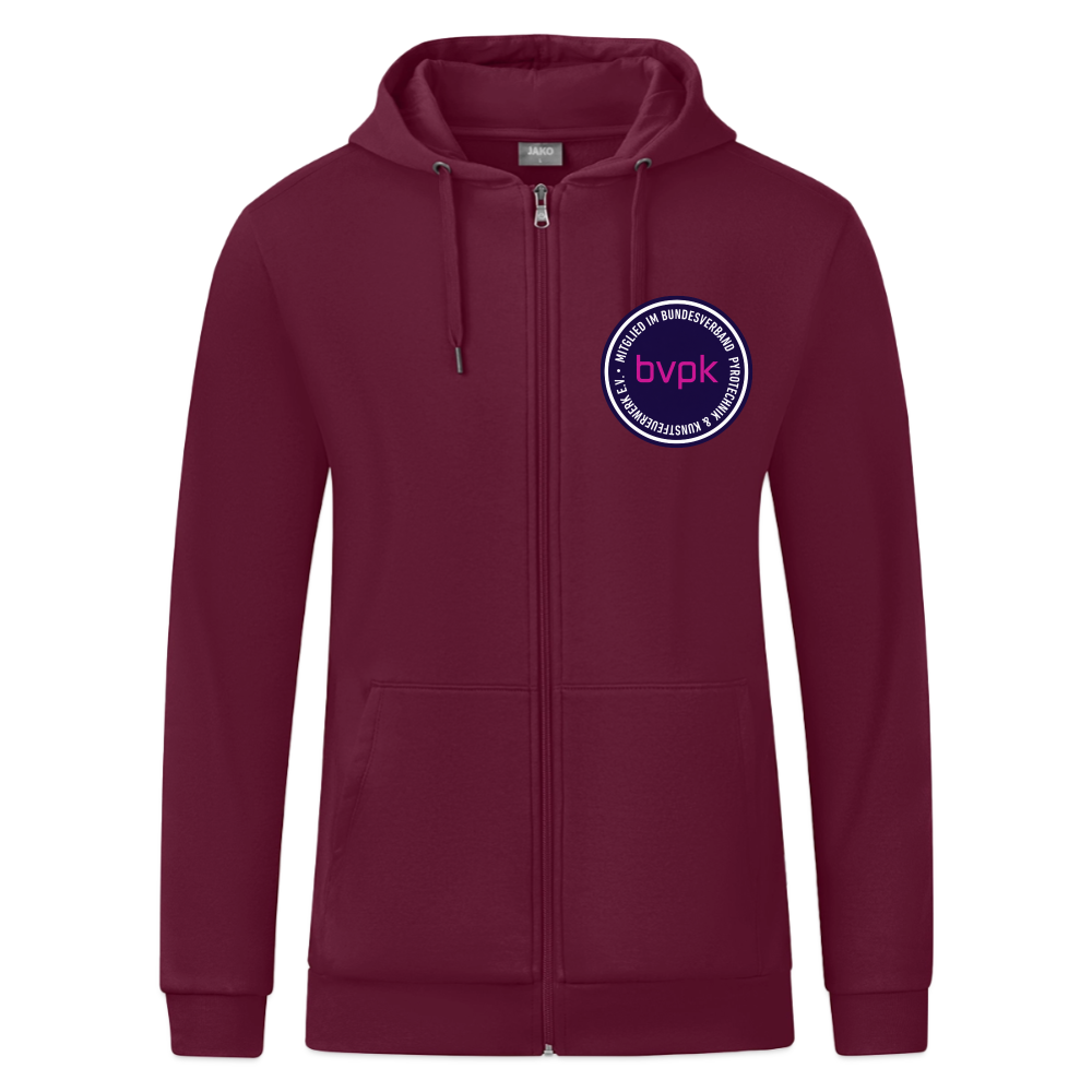 bvpk JAKO Kapuzenjacke Organic - Weinrot