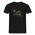 Funken Männer T-Shirt - Schwarz