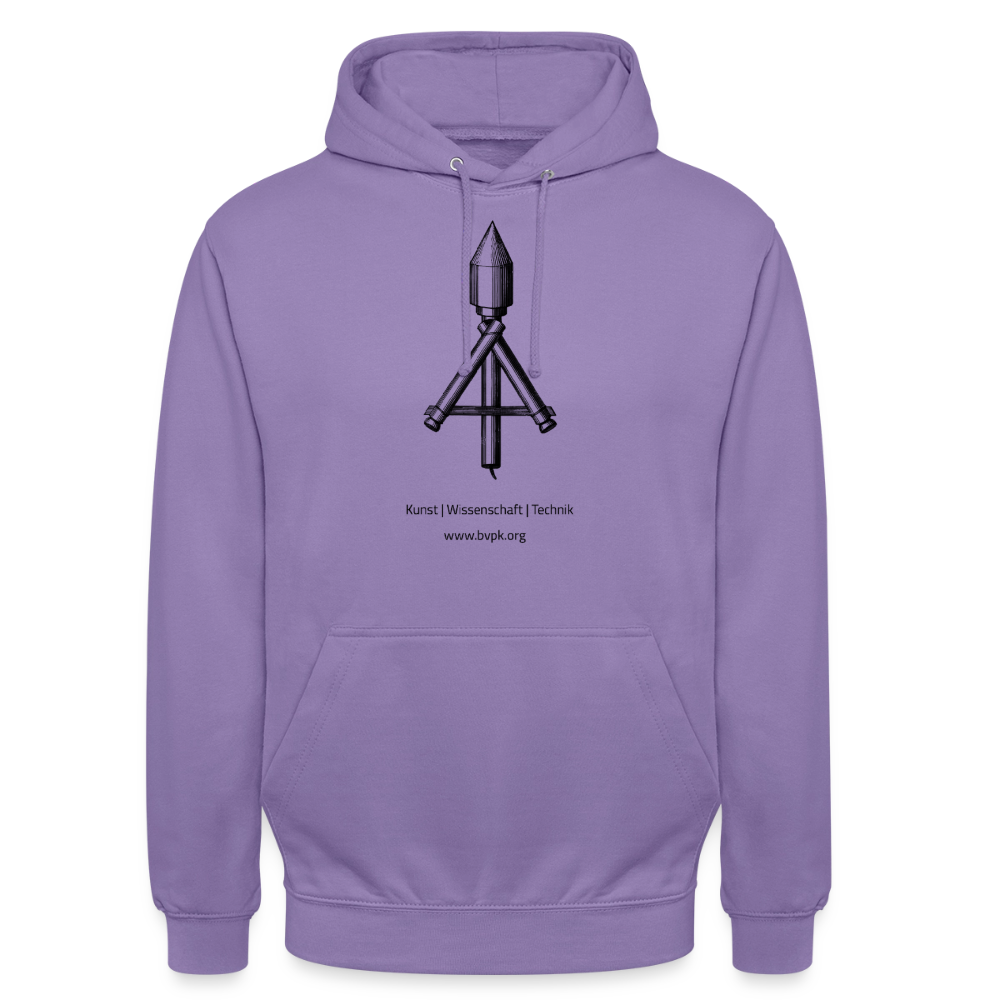 Unisex Hoodie Kunst Wissenschaft Technik - Lavendel