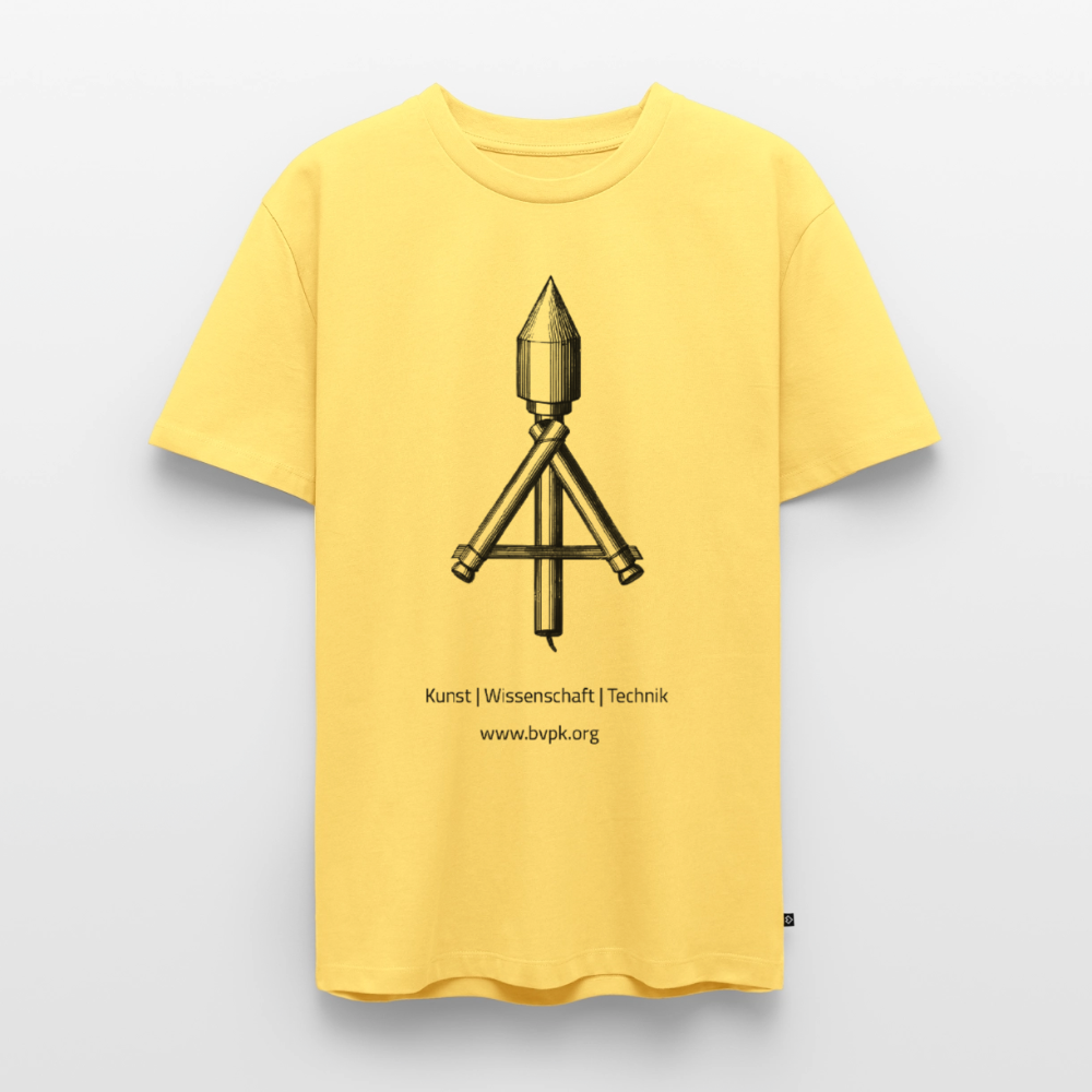 Männer Premium T-Shirt Kunst Wissenschaft Technik - Pastellgelb