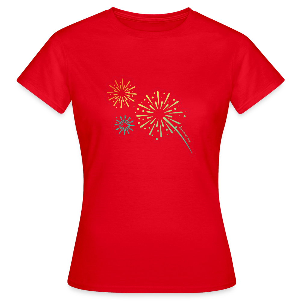 Funken Frauen T-Shirt - Rot
