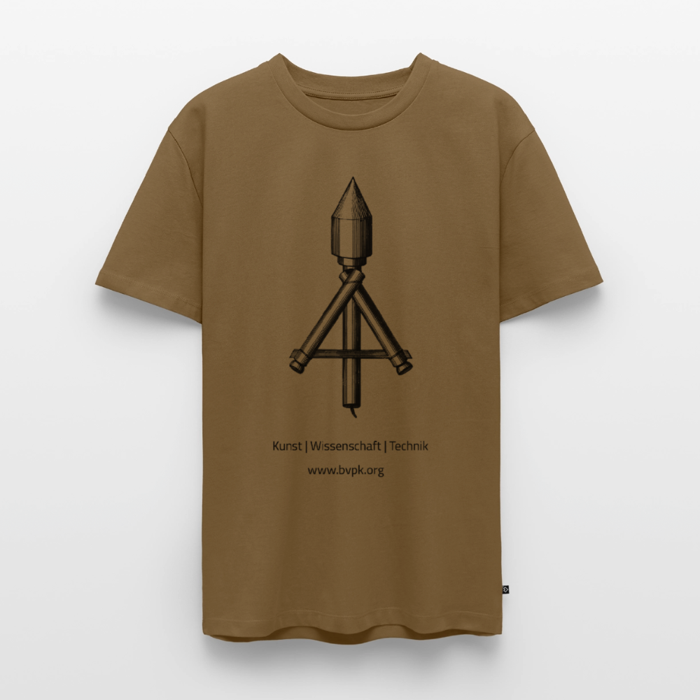 Männer Premium T-Shirt Kunst Wissenschaft Technik - Nussbraun