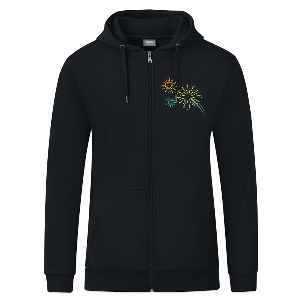 Feuerwerksblume JAKO Kapuzenjacke Organic - Schwarz