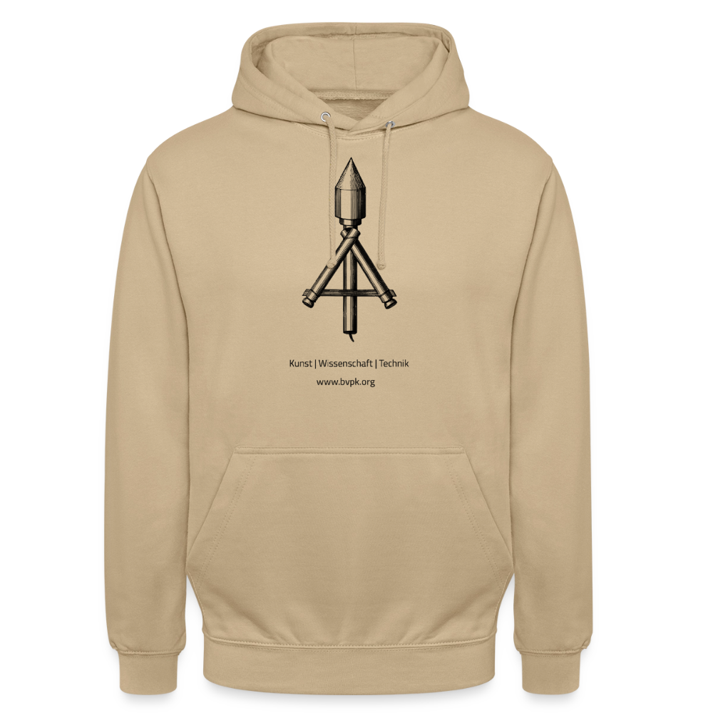 Unisex Hoodie Kunst Wissenschaft Technik - Beige