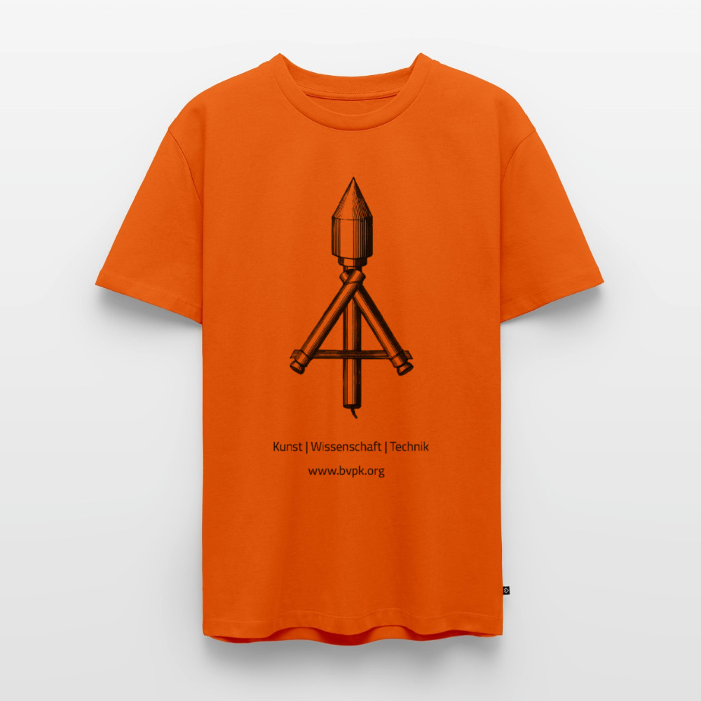 Männer Premium T-Shirt Kunst Wissenschaft Technik - Orange 