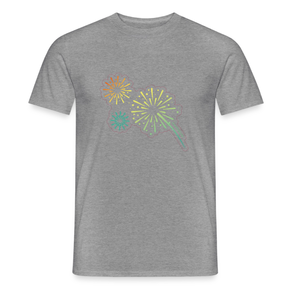 Funken Männer T-Shirt - Graphit meliert