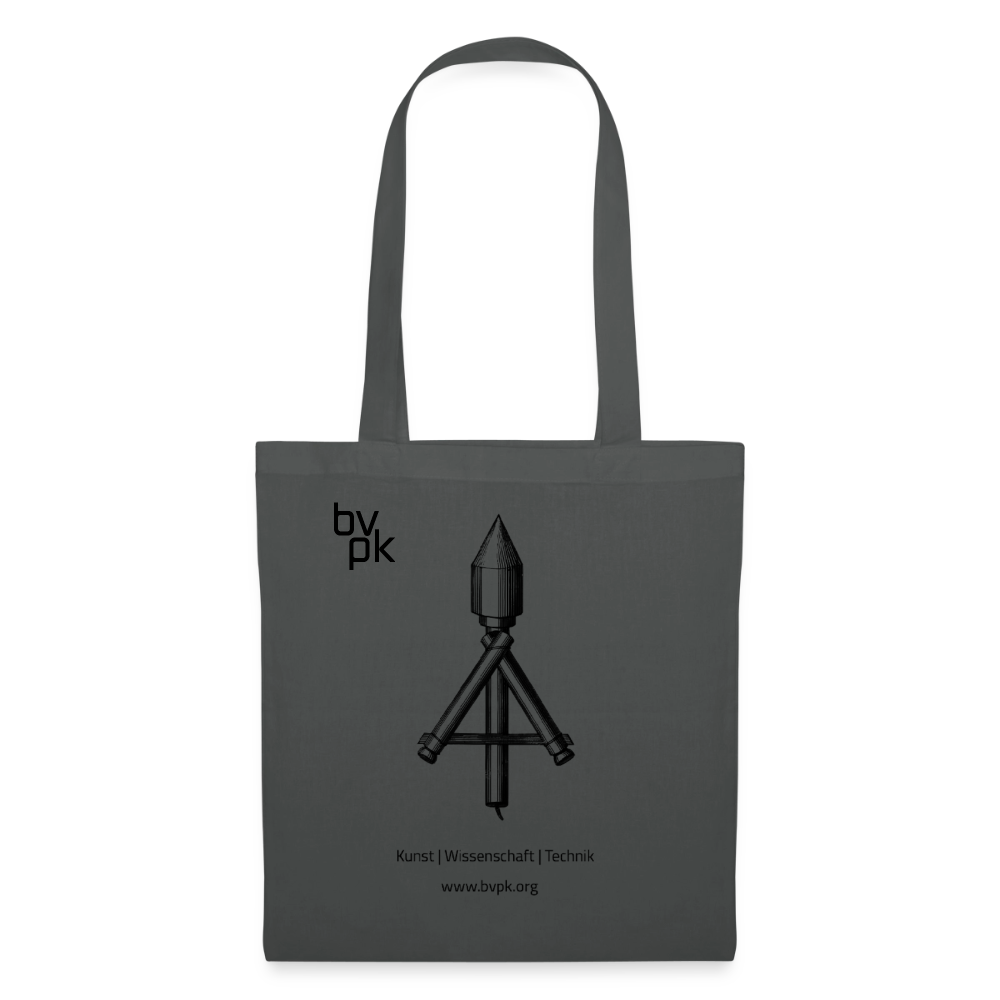 Stoffbeutel Logo Kunst Wissenschaft Technik - Graphite