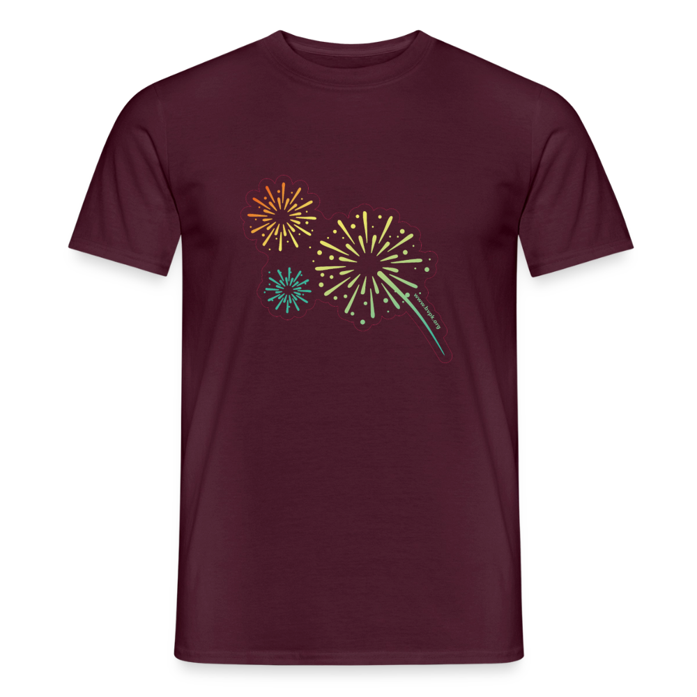 Funken Männer T-Shirt - Ziegelrot