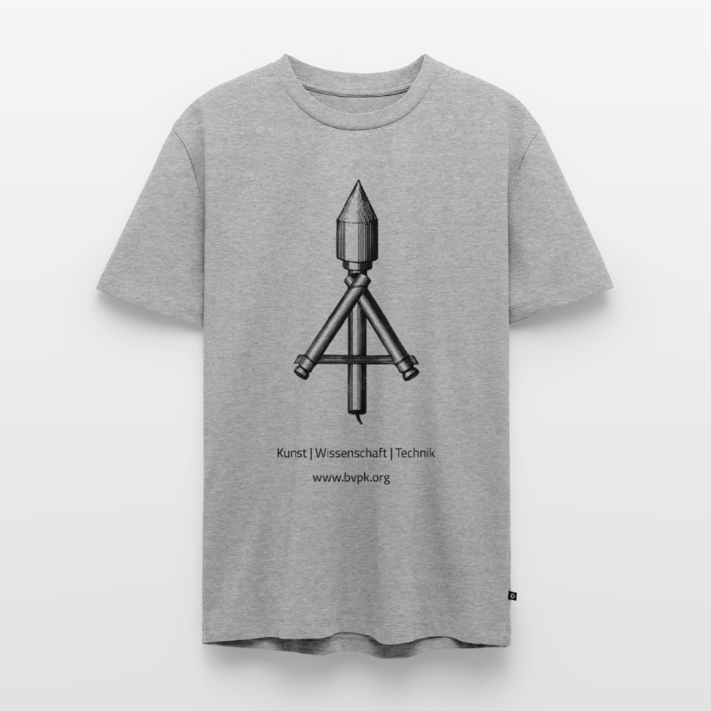 Männer Premium T-Shirt Kunst Wissenschaft Technik - Grau meliert