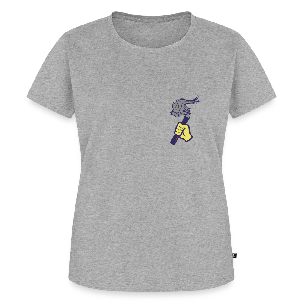 Frauen Premium T-Shirt - Grau meliert
