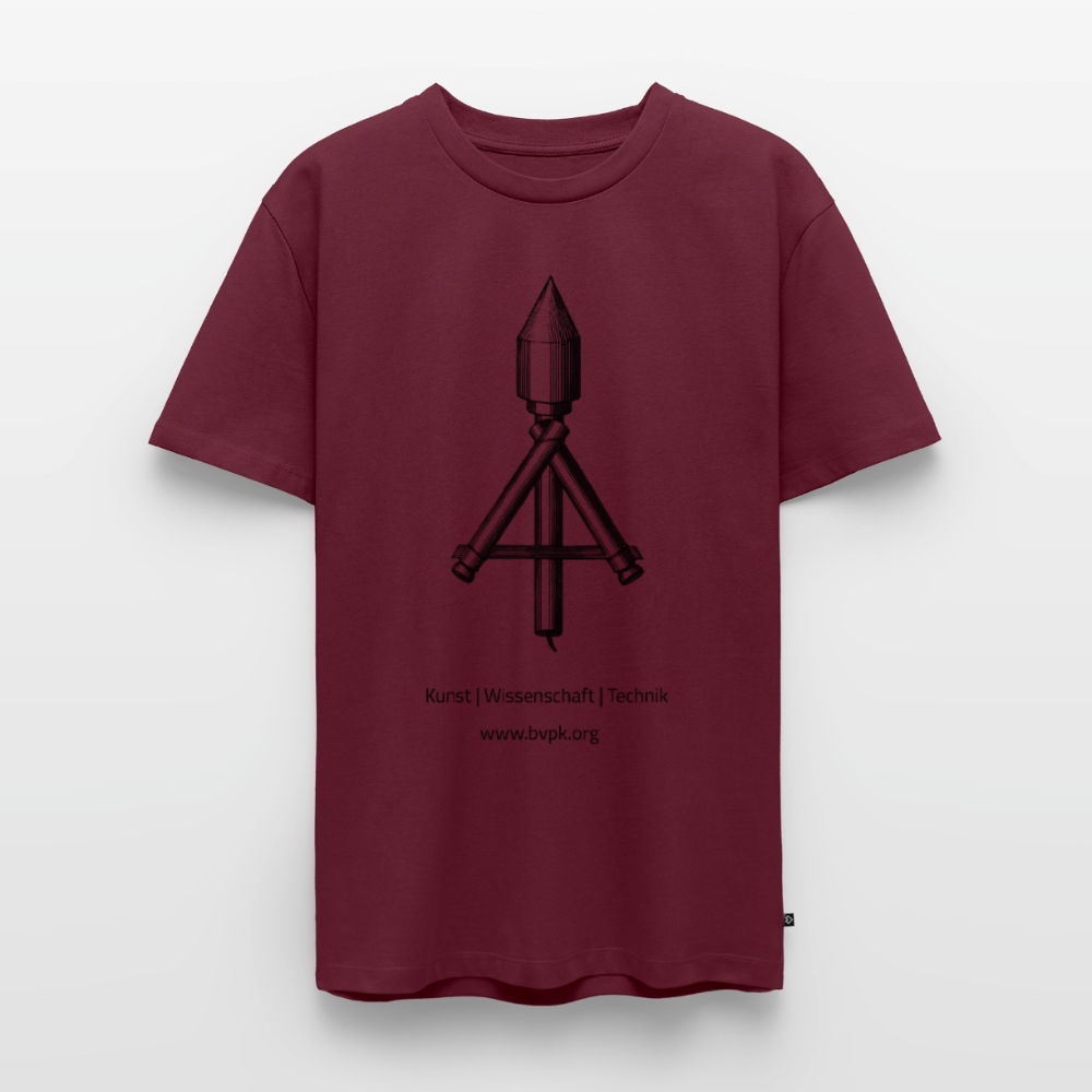 Männer Premium T-Shirt Kunst Wissenschaft Technik - Burgunderrot