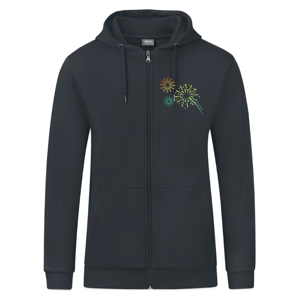 Feuerwerksblume JAKO Kapuzenjacke Organic - Anthrazit