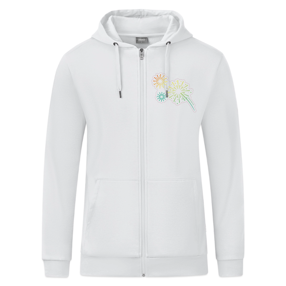 Feuerwerksblume JAKO Kapuzenjacke Organic - Weiß