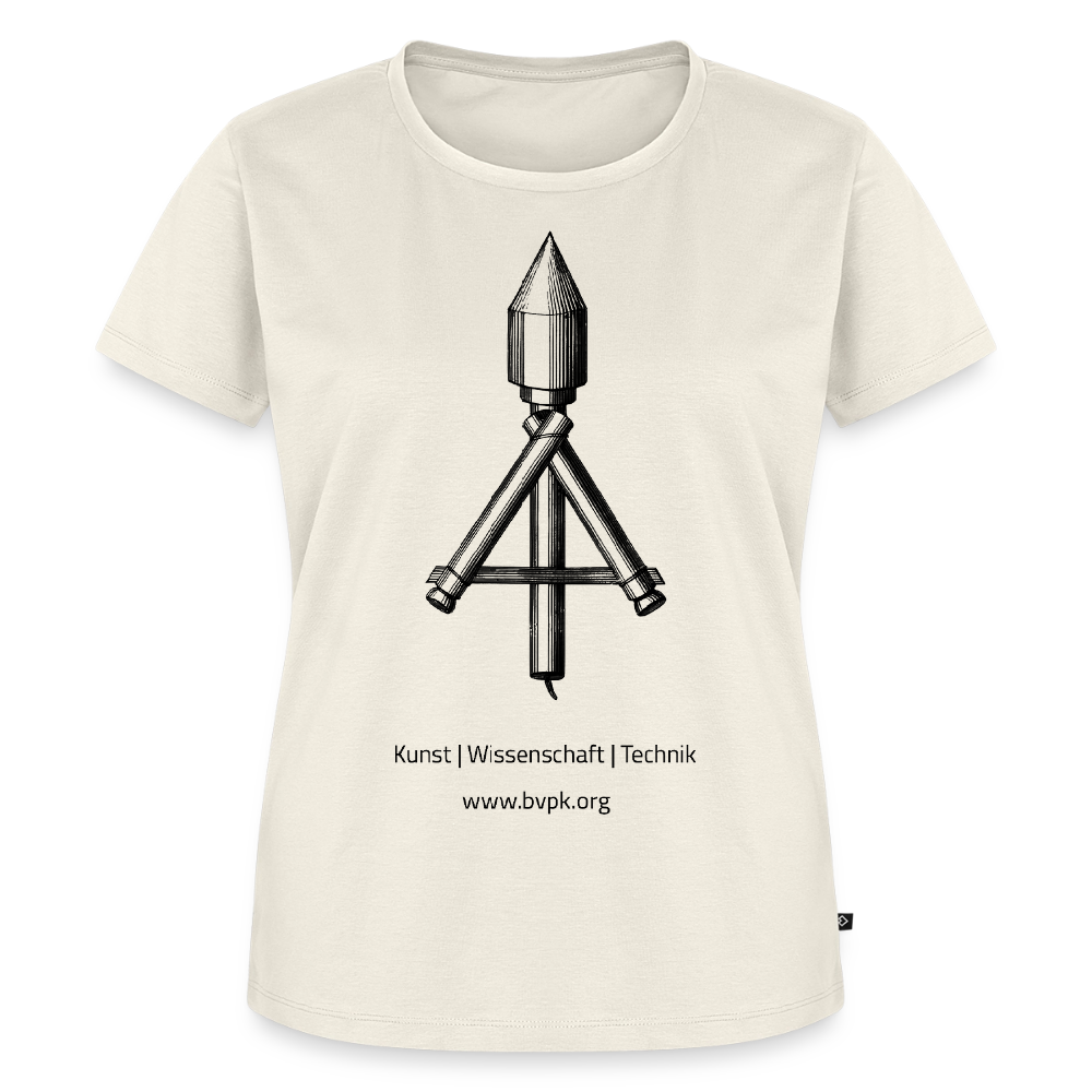 Frauen Premium T-Shirt Kunst Wissenschaft Technik - Naturweiß