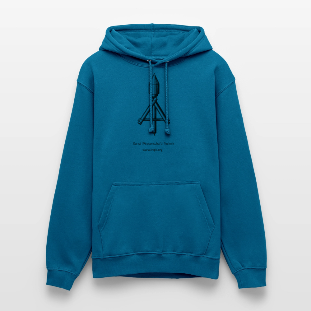 Unisex Hoodie Kunst Wissenschaft Technik - Tiefseeblau 