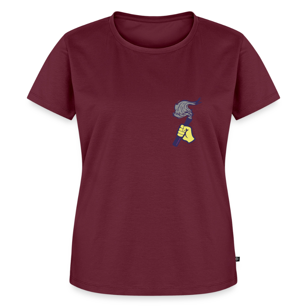 Frauen Premium T-Shirt - Burgunderrot