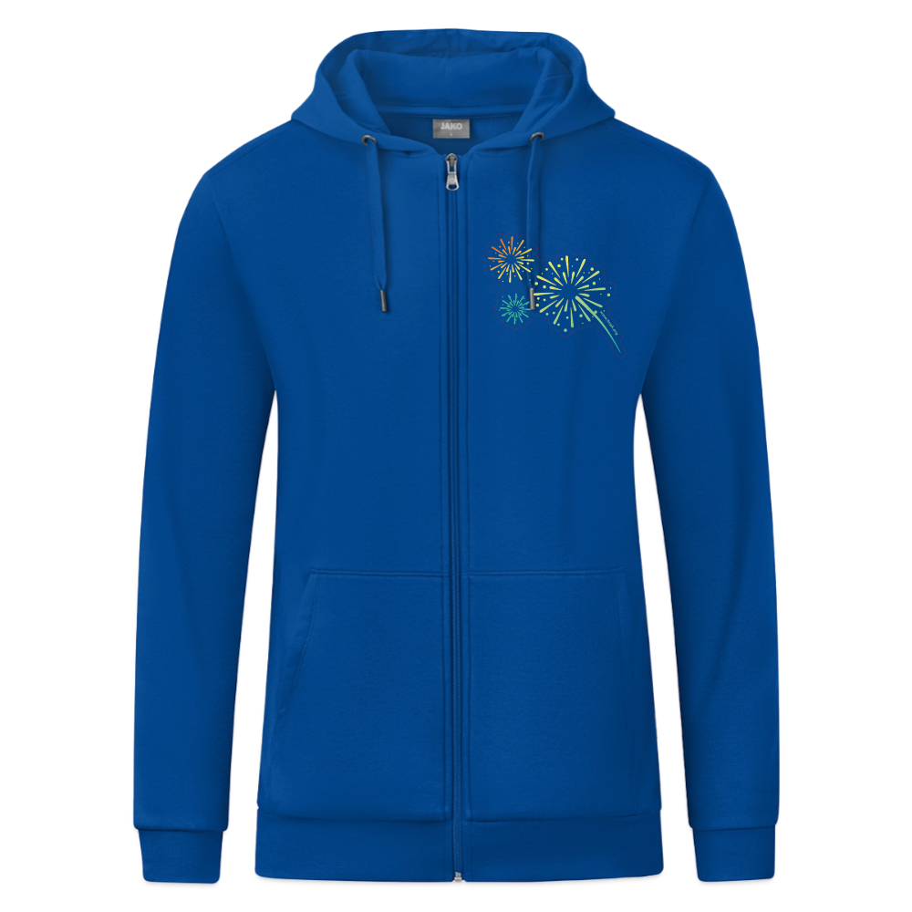 Feuerwerksblume JAKO Kapuzenjacke Organic - Blau