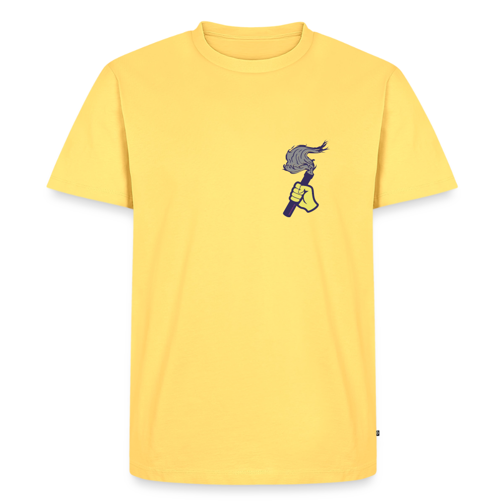 Männer Premium T-Shirt - Pastellgelb