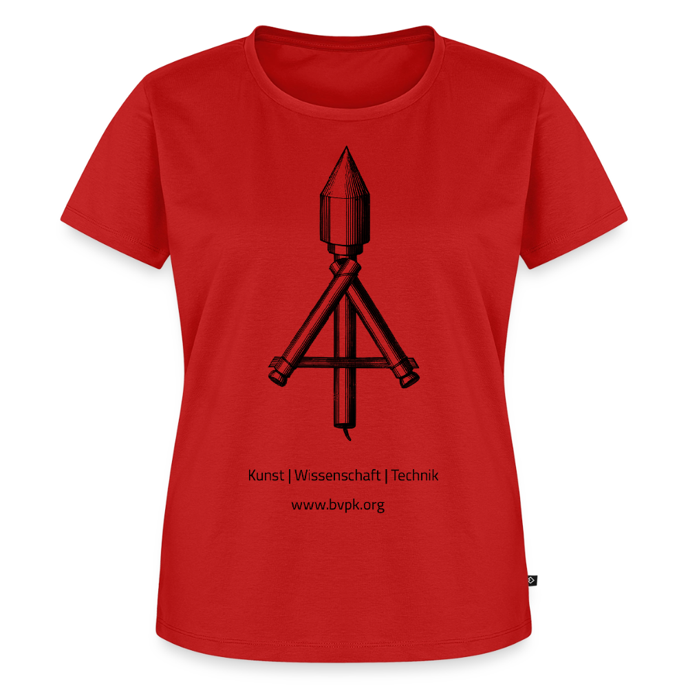 Frauen Premium T-Shirt Kunst Wissenschaft Technik - Rot
