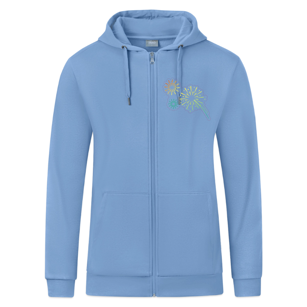 Feuerwerksblume JAKO Kapuzenjacke Organic - Sky