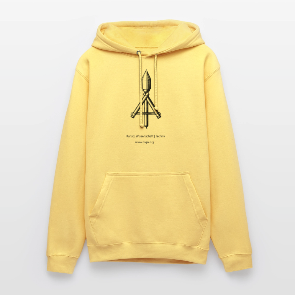 Unisex Hoodie Kunst Wissenschaft Technik - Zitronengelb
