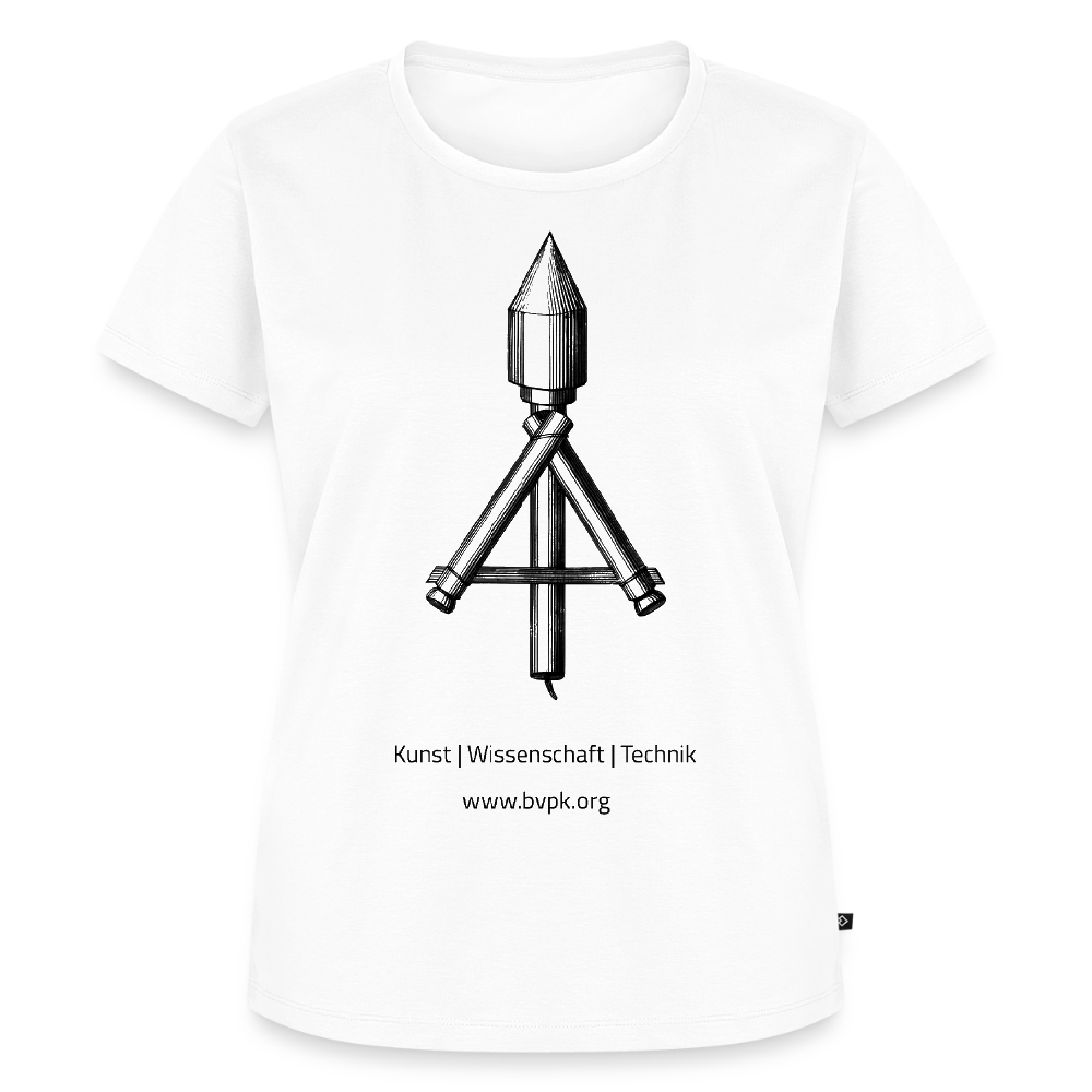 Frauen Premium T-Shirt Kunst Wissenschaft Technik - Weiß