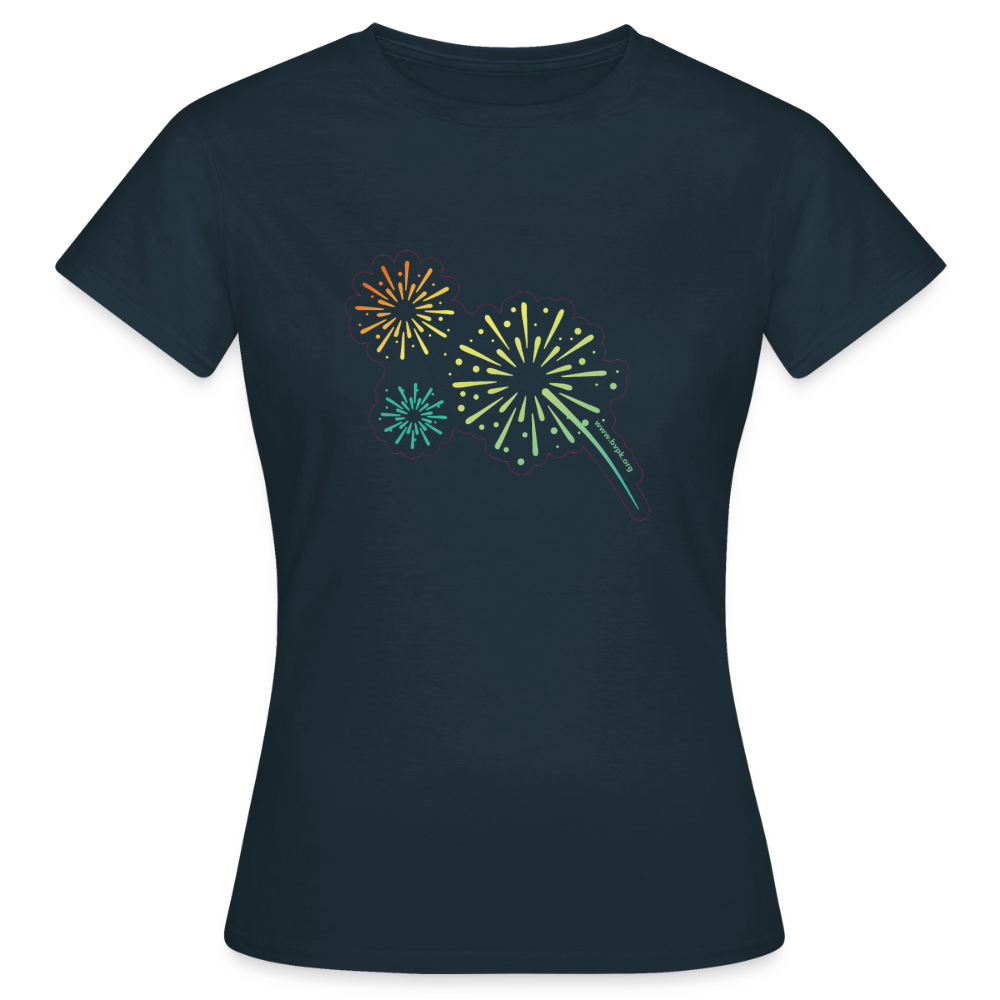 Funken Frauen T-Shirt - Navy