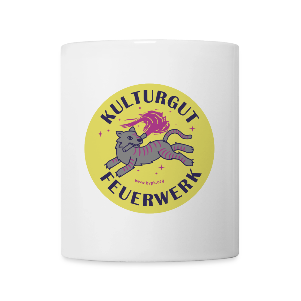 Tasse Kulturgut Feuerwerk - Weiß